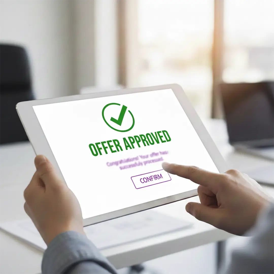 Quick offer approvals